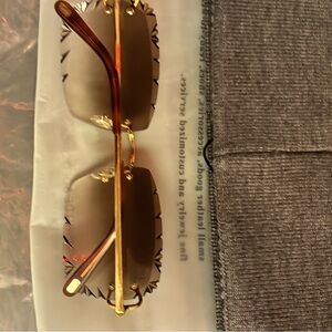 Cartier Gold c Frame glasses